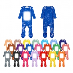 Faux Bleach Baby Jumpsuits