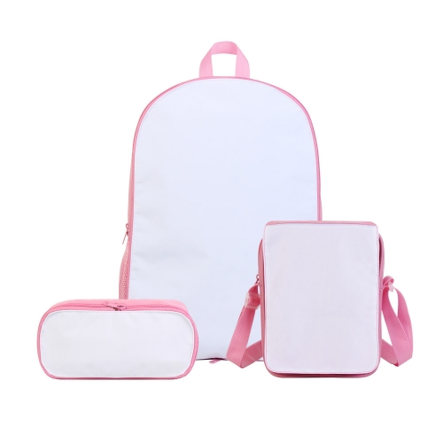 16.5" Pink Pen School Bags