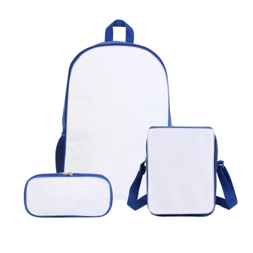 16.5" Blue Pencil Book Shoulder Bags