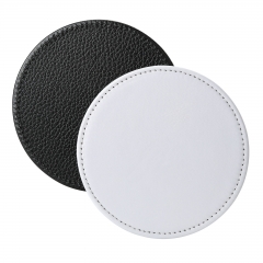 Circle Leather Coaster