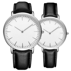 Sublimation Leather Couple Watch