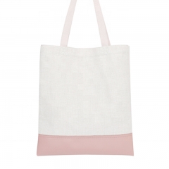 Linen Leather Sublimation Tote Bag