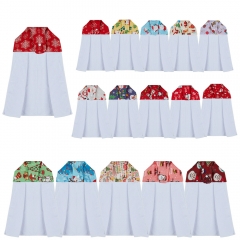 Christmas Sublimation Waffle Weave Hand Towels