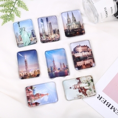 Glass Sublimation Fridge Magnet Sticker Memo Holder