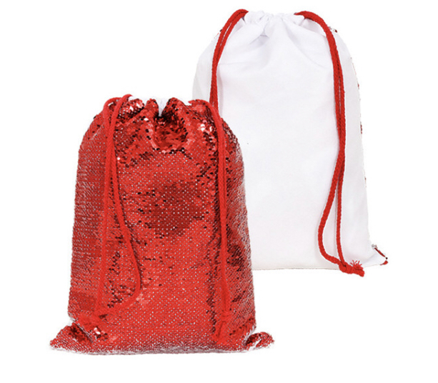 Sublimation Sequin Santa Sacks