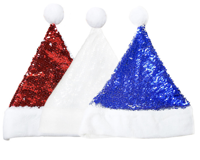 Sublimation Sequin Santa Hats