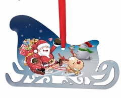 Sublimation Xmas Sled Ornament