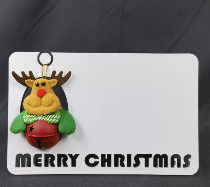 Sublimation MDF Deer Christmas Frame