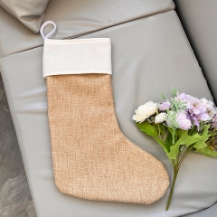 Sublimation Burlap Stocking