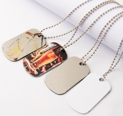 Sublimation Dog Tag Pendant