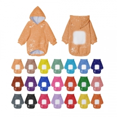 Faux Bleach Sublimation Dog Hoodies