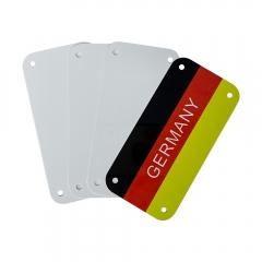 Sublimation Aluminum Tag Name Plate