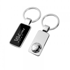 Laser Engraving Football Keychain