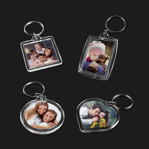 Sublimation Plastic Keyrings