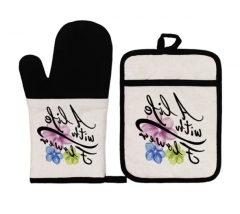 Sublimation Linen Oven Mitt Pod Pad