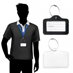 Sublimation Name Badge Card Luggage Tag