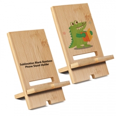 Sublimation Bamboo Phone Stand Holder