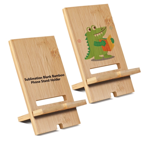 Sublimation Bamboo Phone Stand Holder