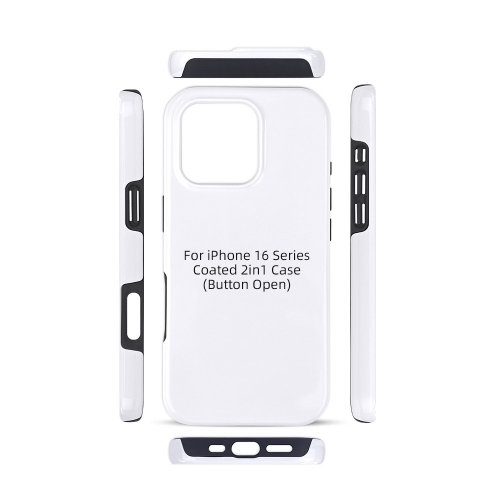 iphone 16 3D Coated 2 in 1 Sublimation Phone Cases