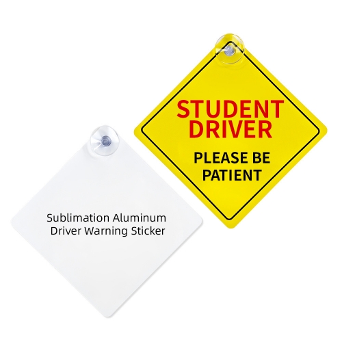 Sublimation Driver Warning Sticker