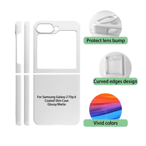 Galaxy Z Flip 6 Coated Slim 3D Sublimation Phone Case