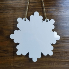 Snowflake Sublimation MDF Door Hanger