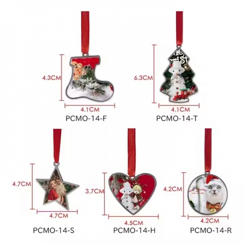 Metal Sublimation Christmas Pendants