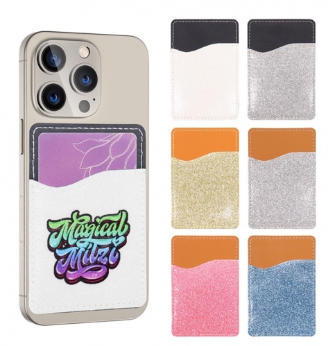 Leather Sublimation Phone Wallet Card Holder