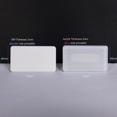 FRP Acrylic Sublimation Badge