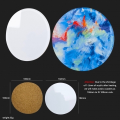 Circle Acrylic Sublimation Coaster