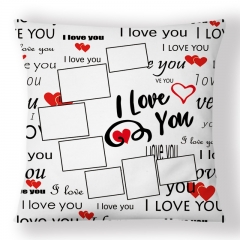 I love you Sublimation Pillow Case