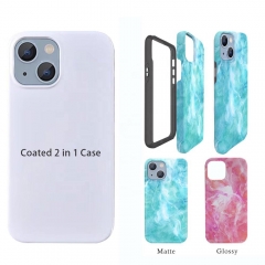 3D 2 in 1 Coated Sublimation Phone Case