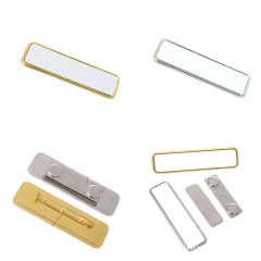 Gold Silver Sublimation Badges