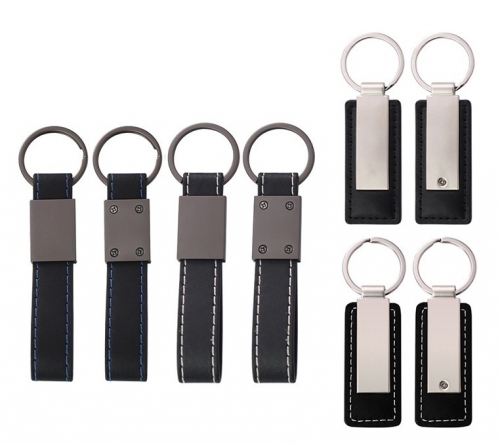 Laser Engraving Leather KeyRing