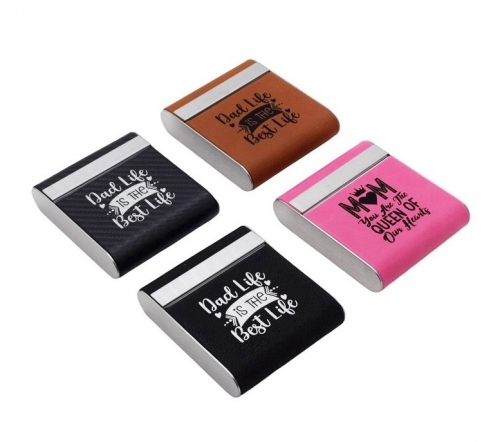 Logo Laser Etched Cigarette Case