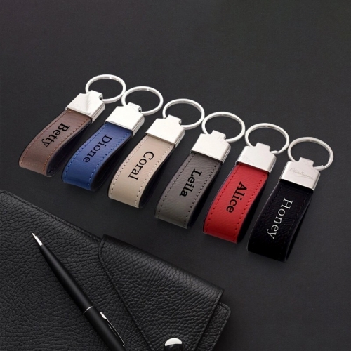 Laser Engraving Leather Key Rings