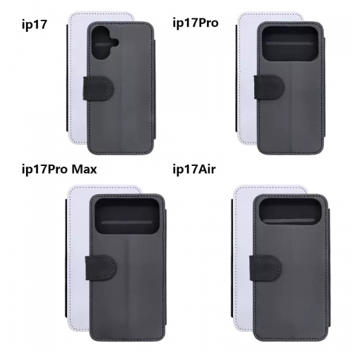 iphone 17 Sublimation Leather Wallet Phone Case