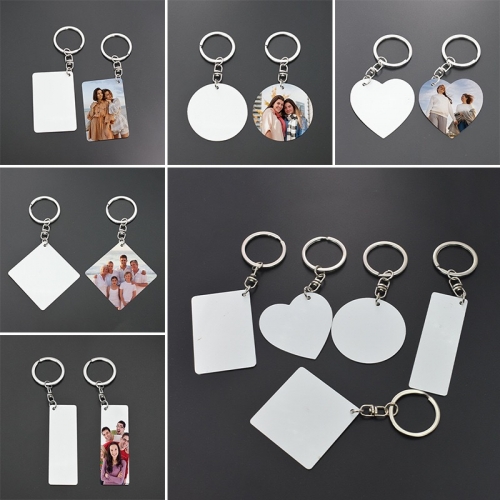 Sublimation Aluminum Keychain