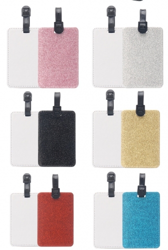Leather Sublimation Luggage Tag