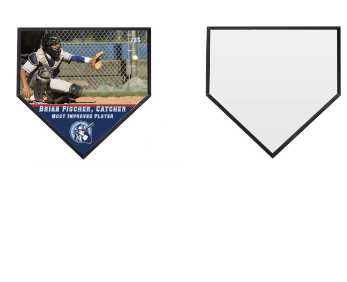 Wooden Baseball Sublimation Blank Homeplate Plaque