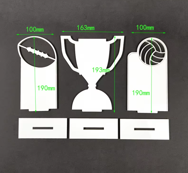 Sublimation Sports Stands Awards MDF Blanks