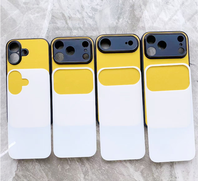 IP17 Tempered Glass 2D Sublimation TPU Phone Cases