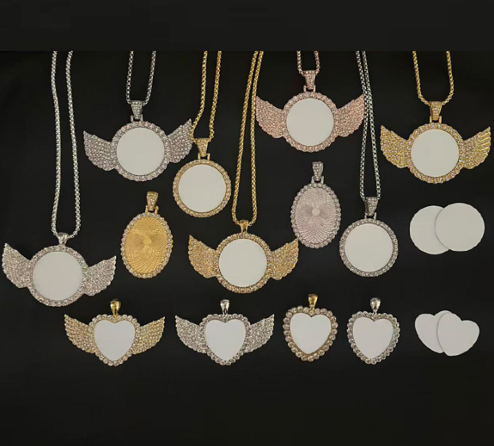 Sublimation Angel Wing Jewelry Blanks