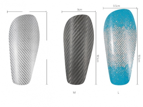 Carbon Fiber Soccer Shin Pads