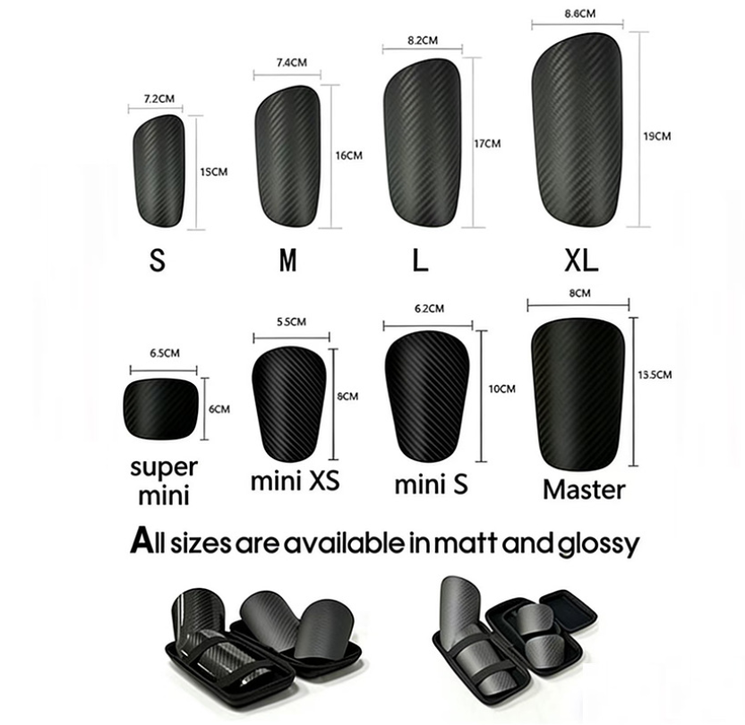XS S Master Carbon Fibre Shin Guards Shin Pads