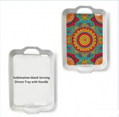3D Sublimation Blank Serving Dinner Tray