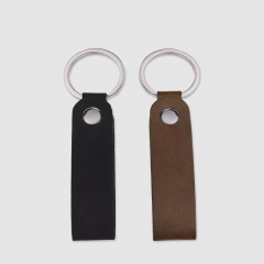 Laser Engraved Leather Keyrings