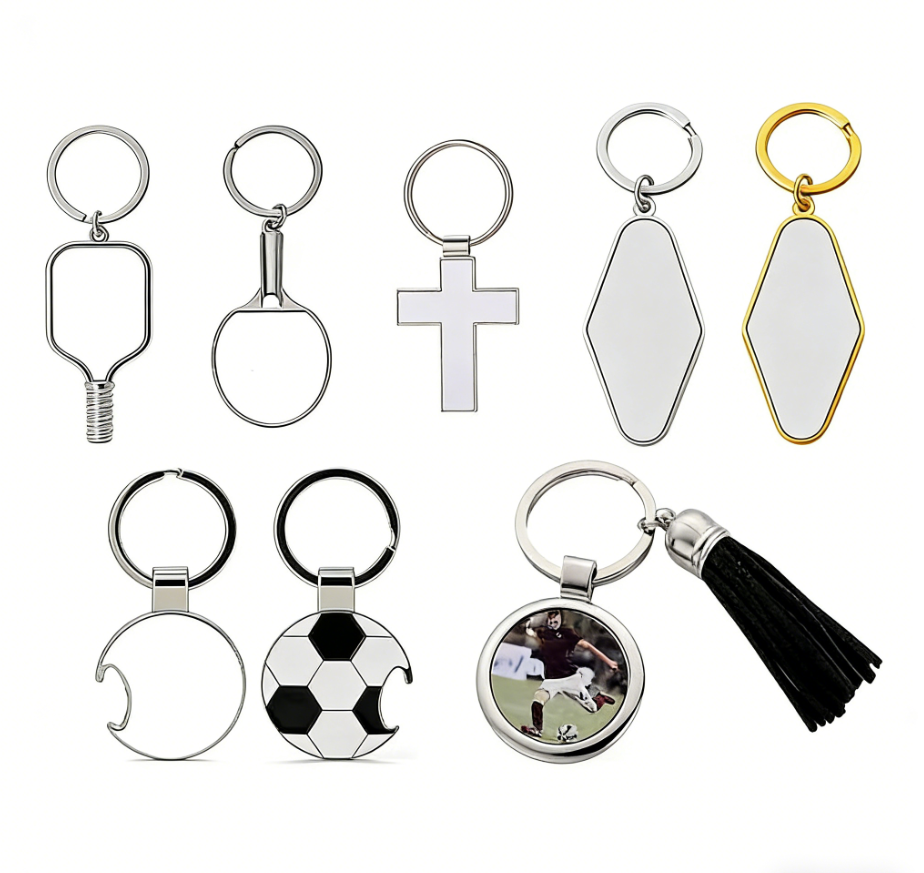 Ball Game Sublimation Blank Keychain