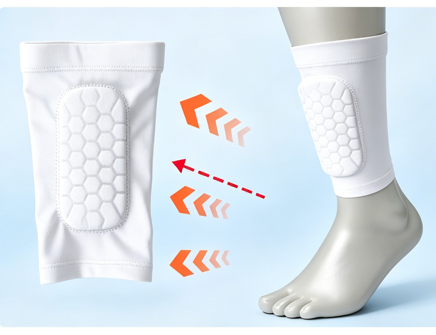 Built in Shin Pad Sleeves Mini Soccer Shin Guards