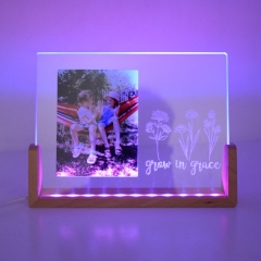 LED Sublimation Glass Laser Engraving Frame